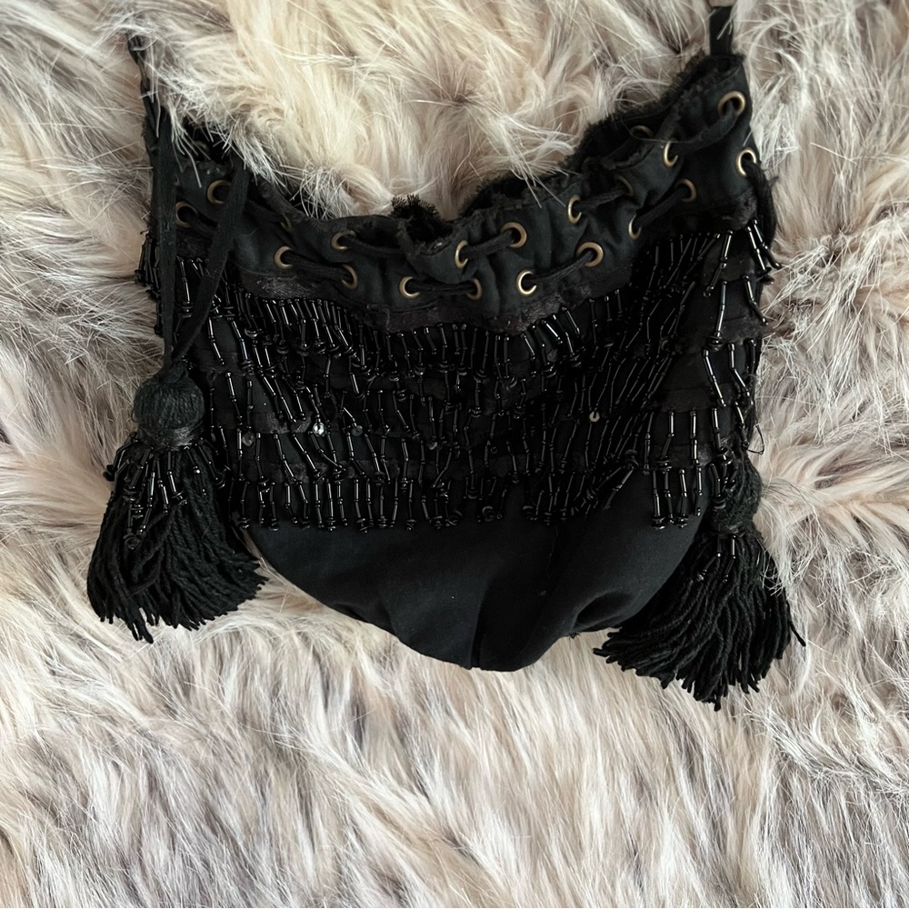 Black Bucket Bag